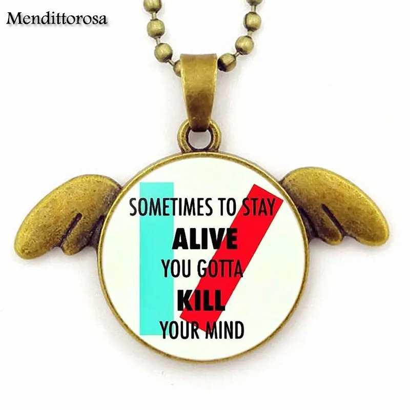 EJ Glaze бронза с крыльями ангела Цепочки и ожерелья для девочек лучший фестиваль