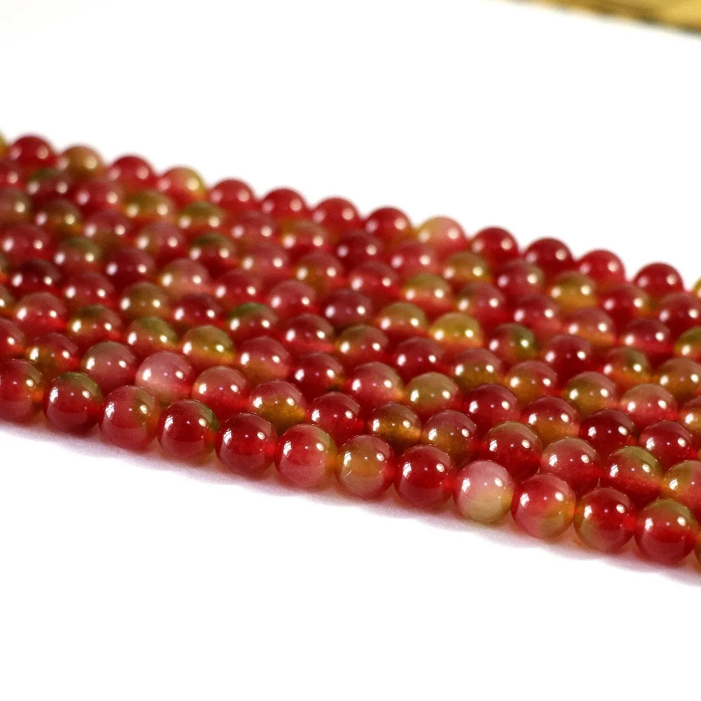 Free Shipping Natural Stone Tourmaline 4/6/8/10/12mm Round Loose Beads DIY Necklace/Bracelet Jewelry Making Lady Gift B32 | Украшения и