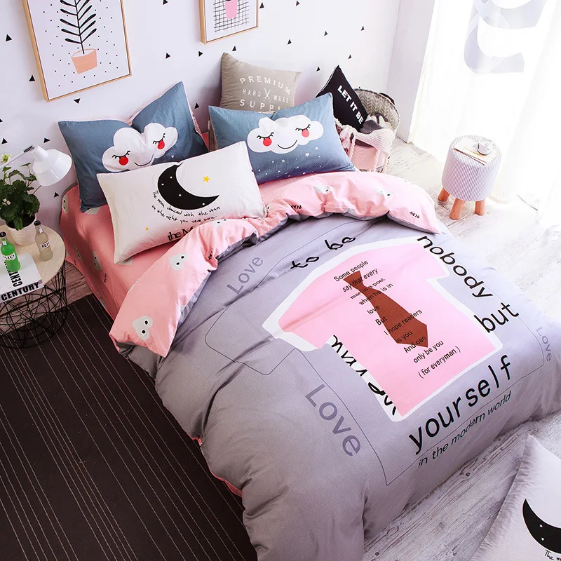 Скандинавский стиль с высококачественной хлопковой реактивной печатью мягкое