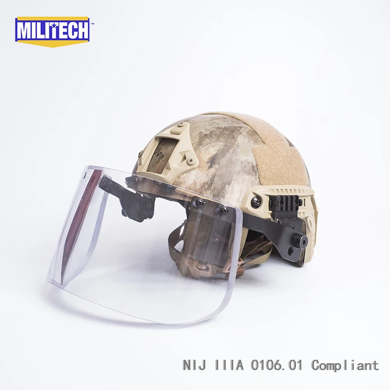 Набор пуленепробиваемых шлемов MILITECH ATACS AU OCC быстрый пуленепробиваемый шлем и