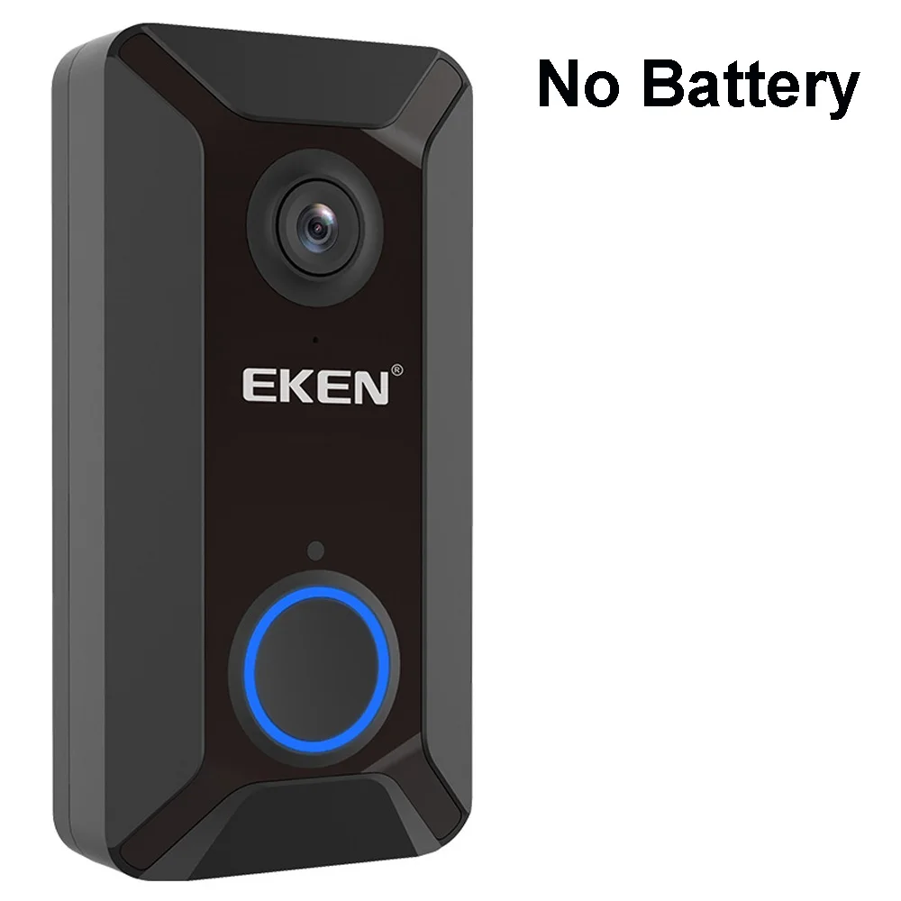 Option 1 Eken V6 720P умный беспроводной wifi видео дверной звонок камера Облачное хранилище дверной звонок с внутренним звонком визуальный домофон ночное видение - Цвет: Option 1