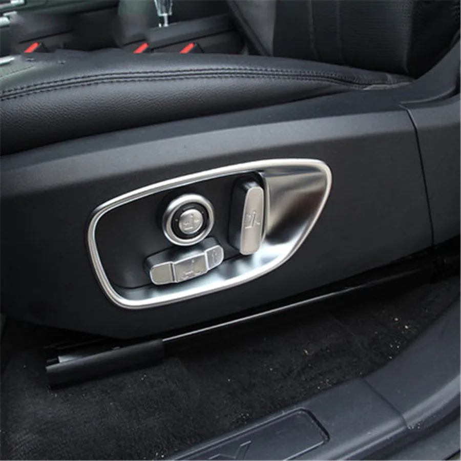 YAQUICKA Car Interior Seat Adjust Button Switch Bezel Decor Frame Trim Sticker Sequins For Land Rover Discovery Sport 2015-16 | Автомобили