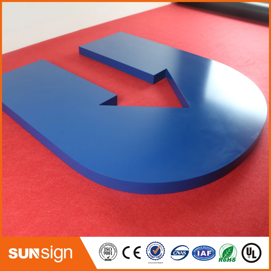 3D наружные рекламные буквы из нержавеющей стали с подсветкой|backlit sign letters|sign