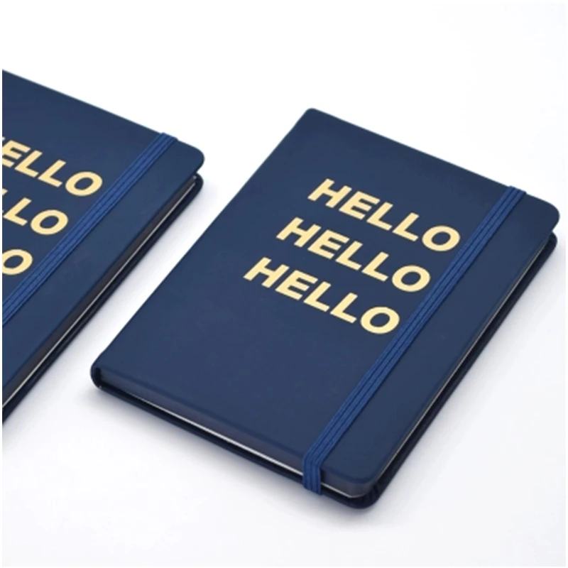 Милый портативный блокнот A6 с именем логотипа на заказ квадратный карманный для