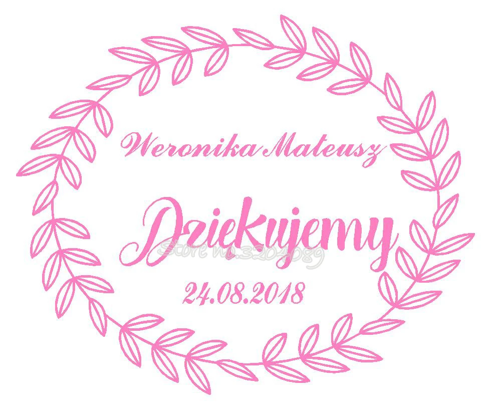 Свадебная танцпол Наклейка Виниловая наклейка на заказ имя и дата подходит для