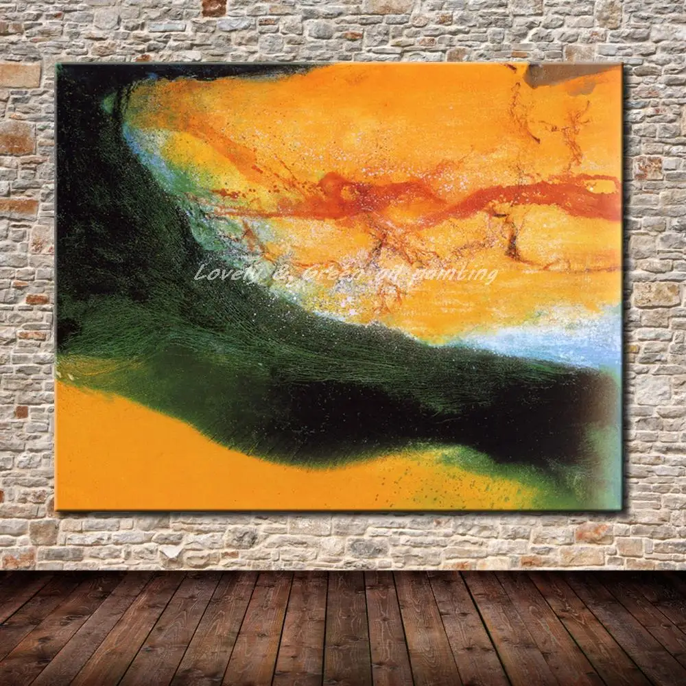 

Mintura Hand Painted Abstract Oil Paintings On Canvas Handmade Modern Pop Art Large Wall Picture For Living Room Home Decoration