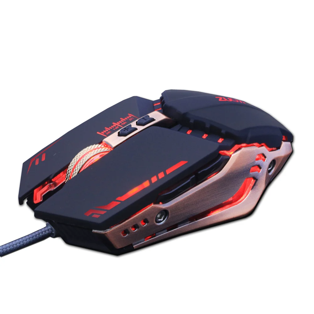 USB мышь ZUOYA игровая Оптическая Проводная регулируемая 4000DPI|Мыши| |