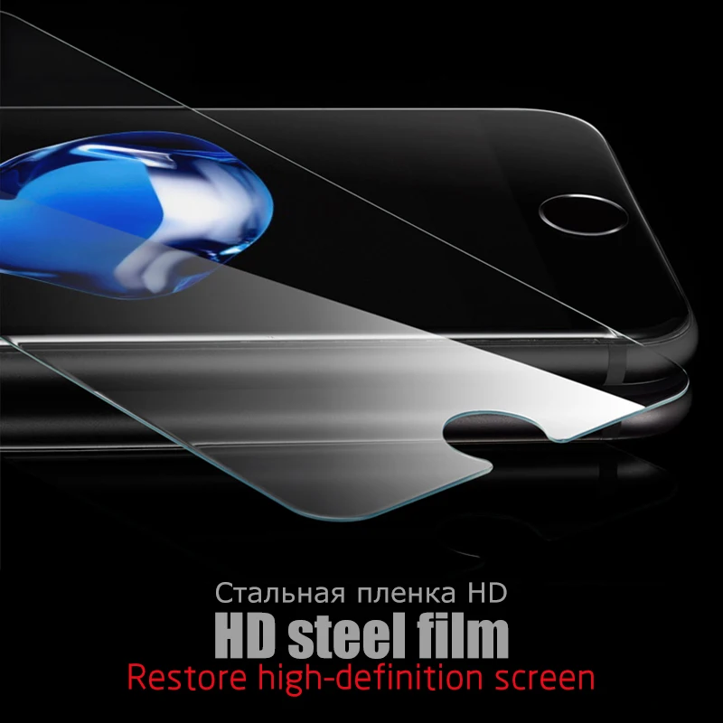 EKDME 2 шт./компл. Защитная пленка для экрана iPhone 4 4S 5C 5E 5S 5 6 6S 7 Plus X защитное