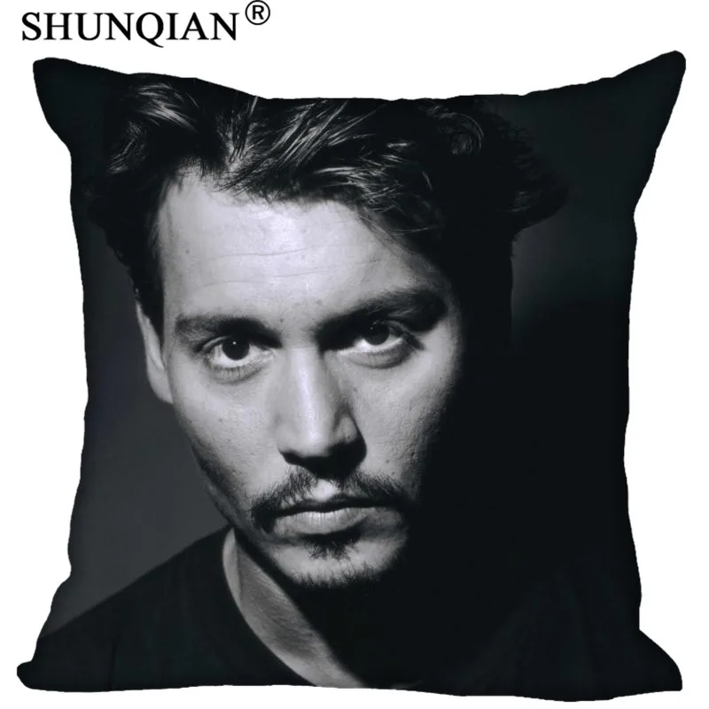 

Custom Pillowcase Cover Johnny Depp 01 Square Zipper Pillow Cover (Two Sides) Print Your Pictures Cool Pillow Cases