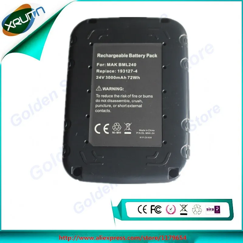 XRUITN 24V 3. 0Ah/3000mAh аккумуляторная батарея Аккумуляторный Инструмент Аккумуляторная