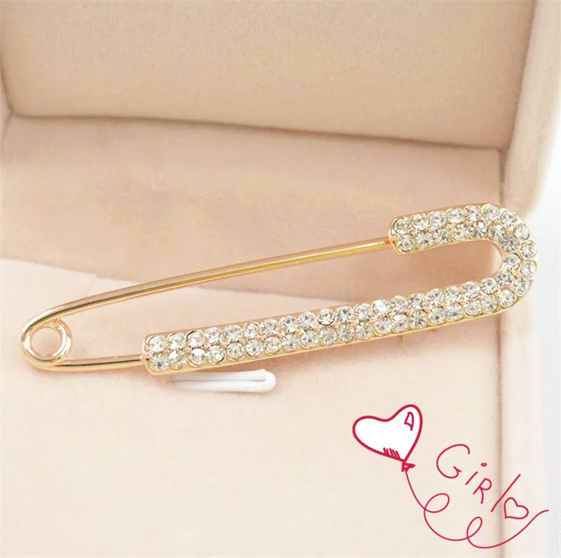 Высокое качество блеск CZ бриллиантовая брошь булавки для одежды аксессуары