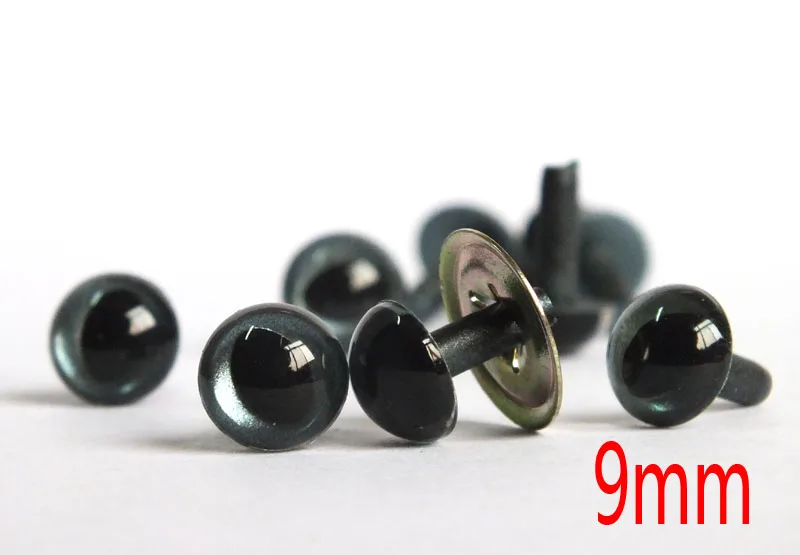 Бесплатная доставка! Защитные глаза для кошачьих глаз 60 шт./лот 9 мм темно серый