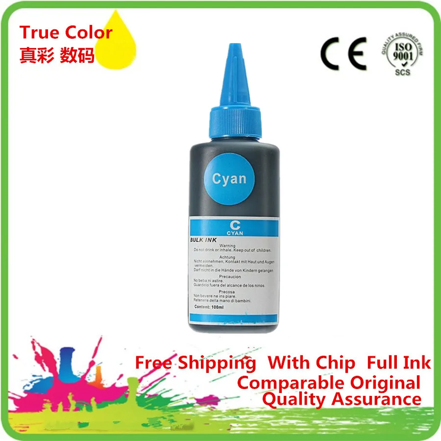 

Refill Dye Ink Kit For Epson T0731N TX100 TX101 TX200 TX209 TX110 TX210 TX300F CX8300 Printer Refillable Cartridge Ciss