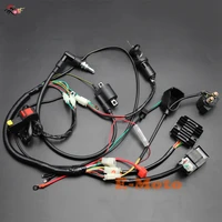 complete electrics wiring harness d8ea spark plug cdi ignition coil kits for chinese dirt bike 150cc 200cc 250cc zongshen loncin