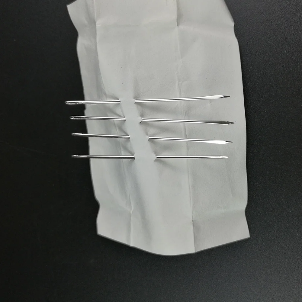 100 шт. швейные иглы для кожи 1 #4 7 см|sewing needles|leather needle sewingneedle sewing |