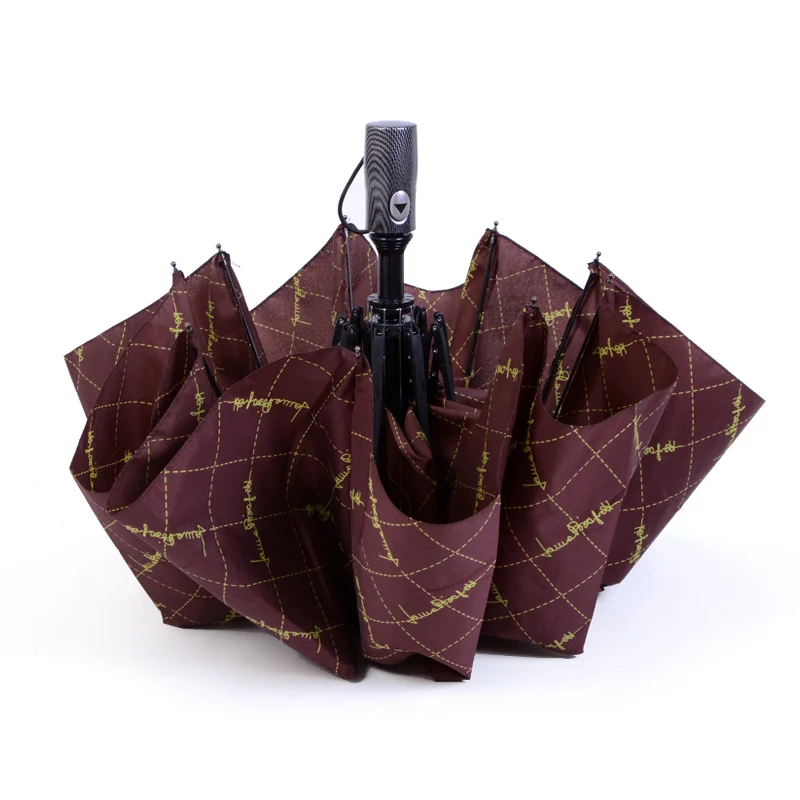 Semi Automaitc Fold Spokes Windproof Umbrellas Paraguas Famous | Дом и сад