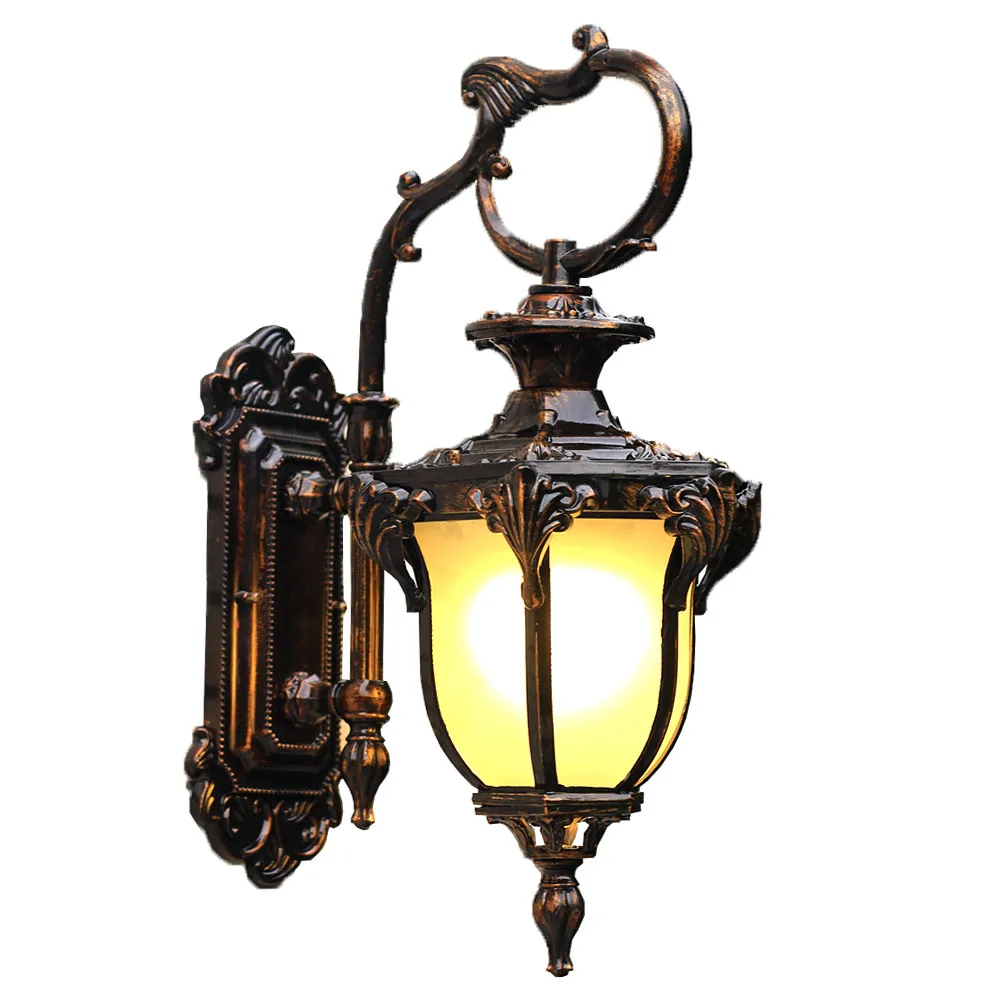 Уличная Водонепроницаемая настенная лампа для сада двери уличная Европейская