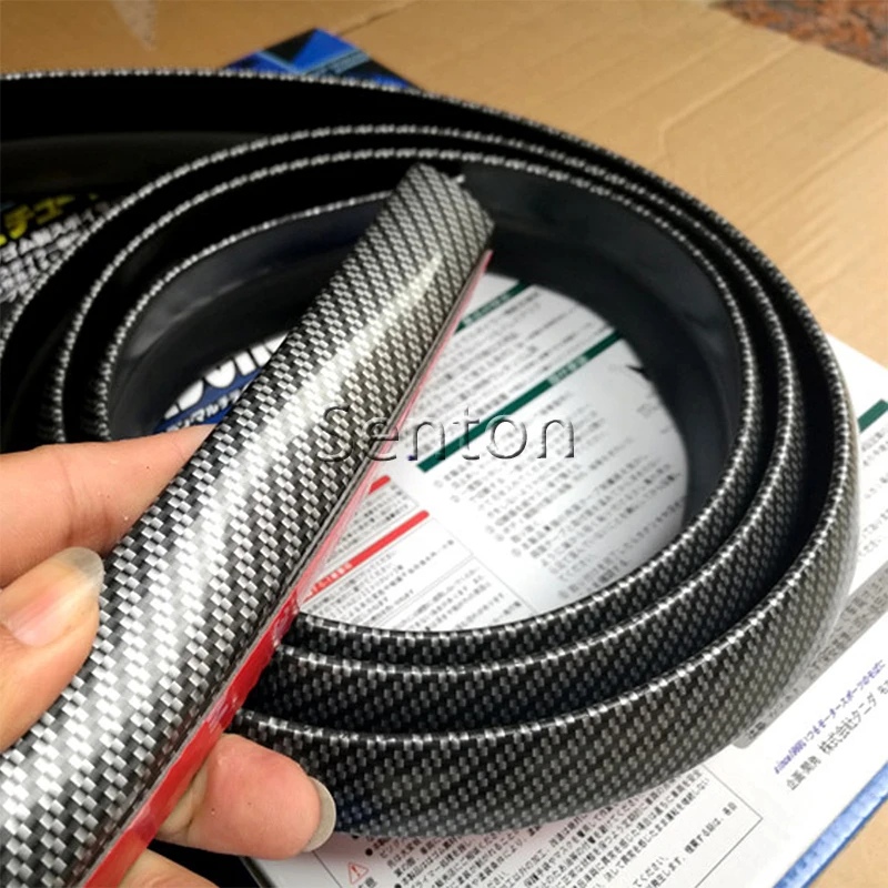 Автомобильная Передняя Губка из углеродного волокна 2 5 м Стайлинг для Toyota Corolla