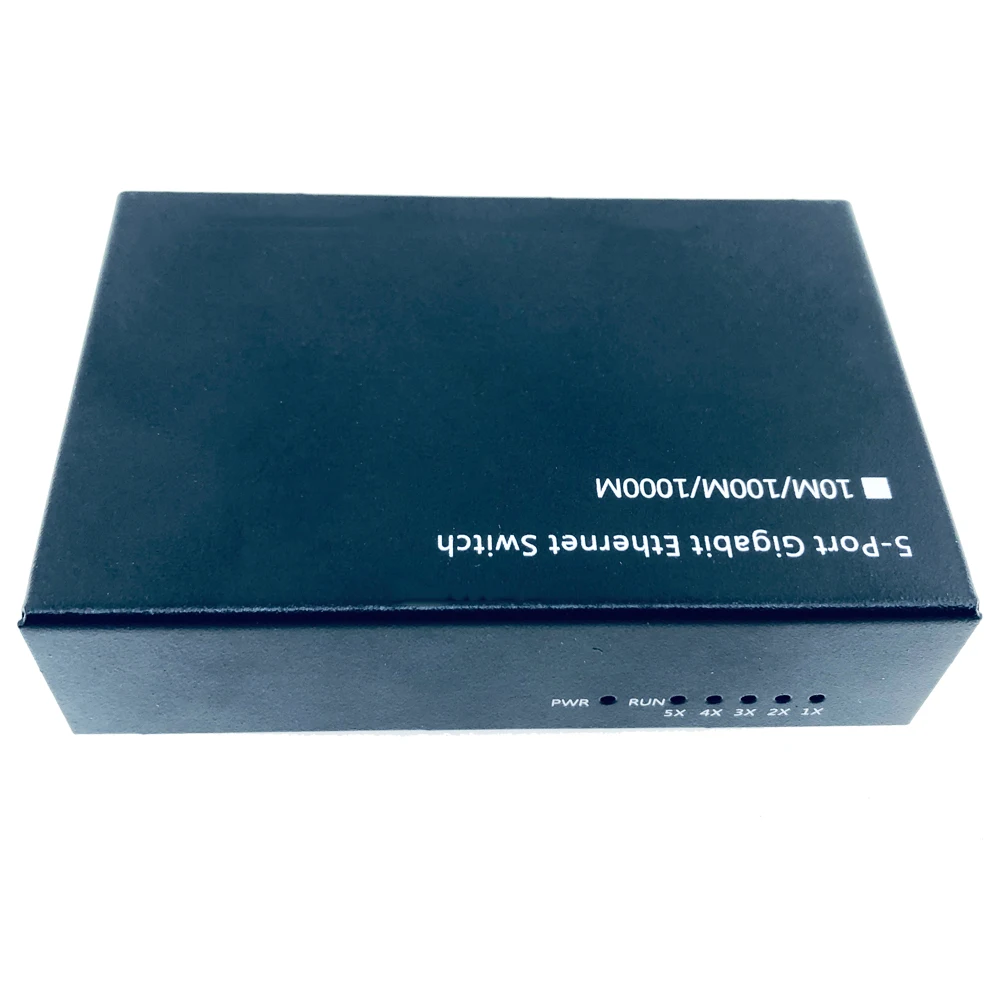 5 портовый порт 10/100/1000 Мбит/с гигабитный Ethernet переключатель металлический корпус