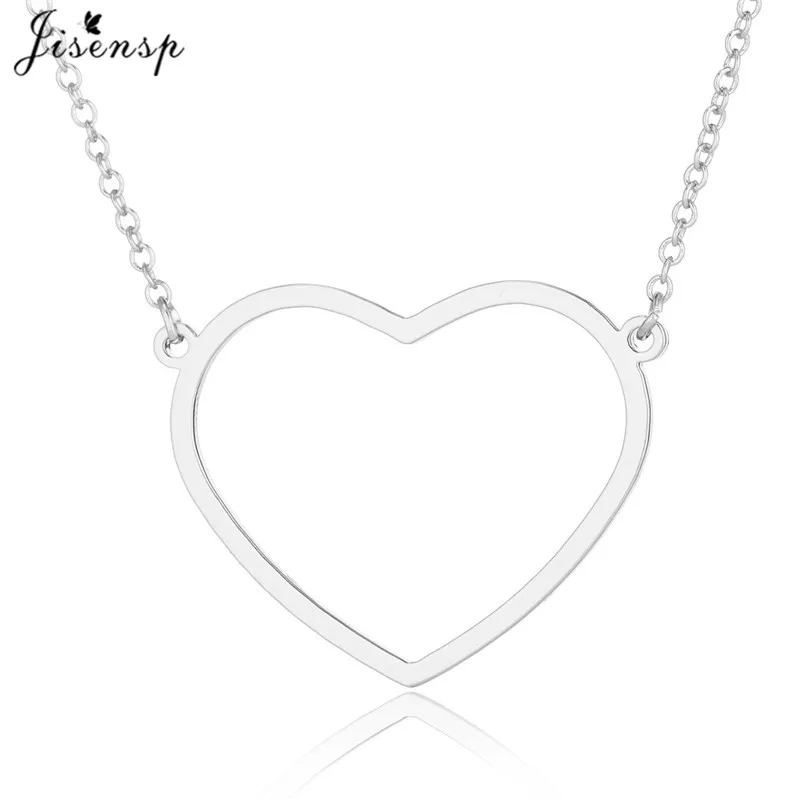 Jisensp Simple Round Stainless Steel Bracelets for Women Adjustable Gold Bracelet Bangles Lady Bridesmaid Gift pulseras - Окраска металла: silver necklace