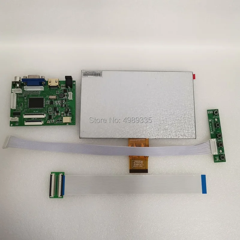 7 дюймов дисплей Панель модуль комплект HDMI VGA AV1 av2TN экран 1024X600