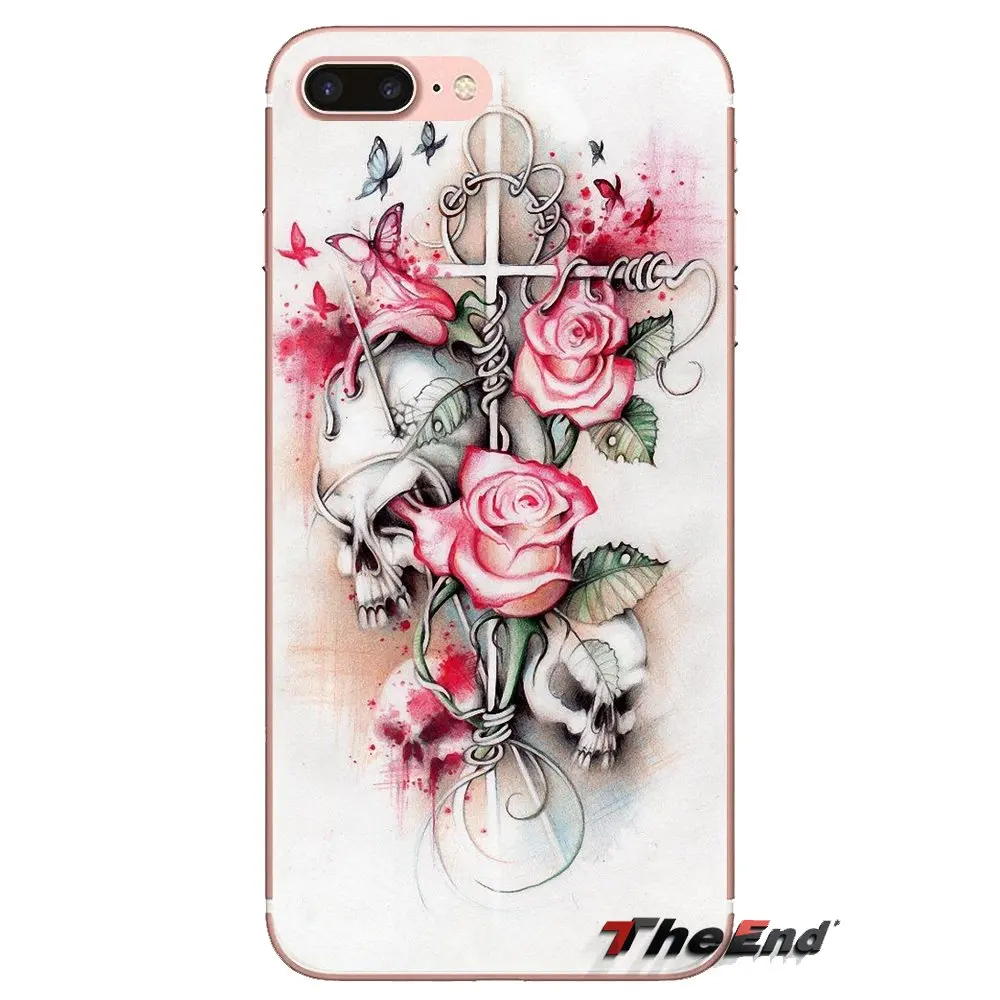 Transparent TPU Case Cover For Xiaomi Redmi 4A S2 Note 3 3S 4 4X 5 Plus 6 7 6A Pro Pocophone F1 Navy Stripes Hope Anchor Pattern |