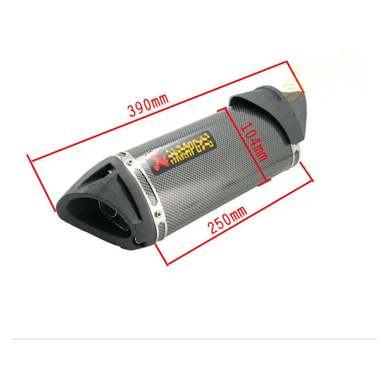 50cc 100cc 125cc 150cc 200cc 250cc мотоцикл JOG RSZ CBR YZF YBR TTR выхлопная труба gy6 глушитель аксессуары