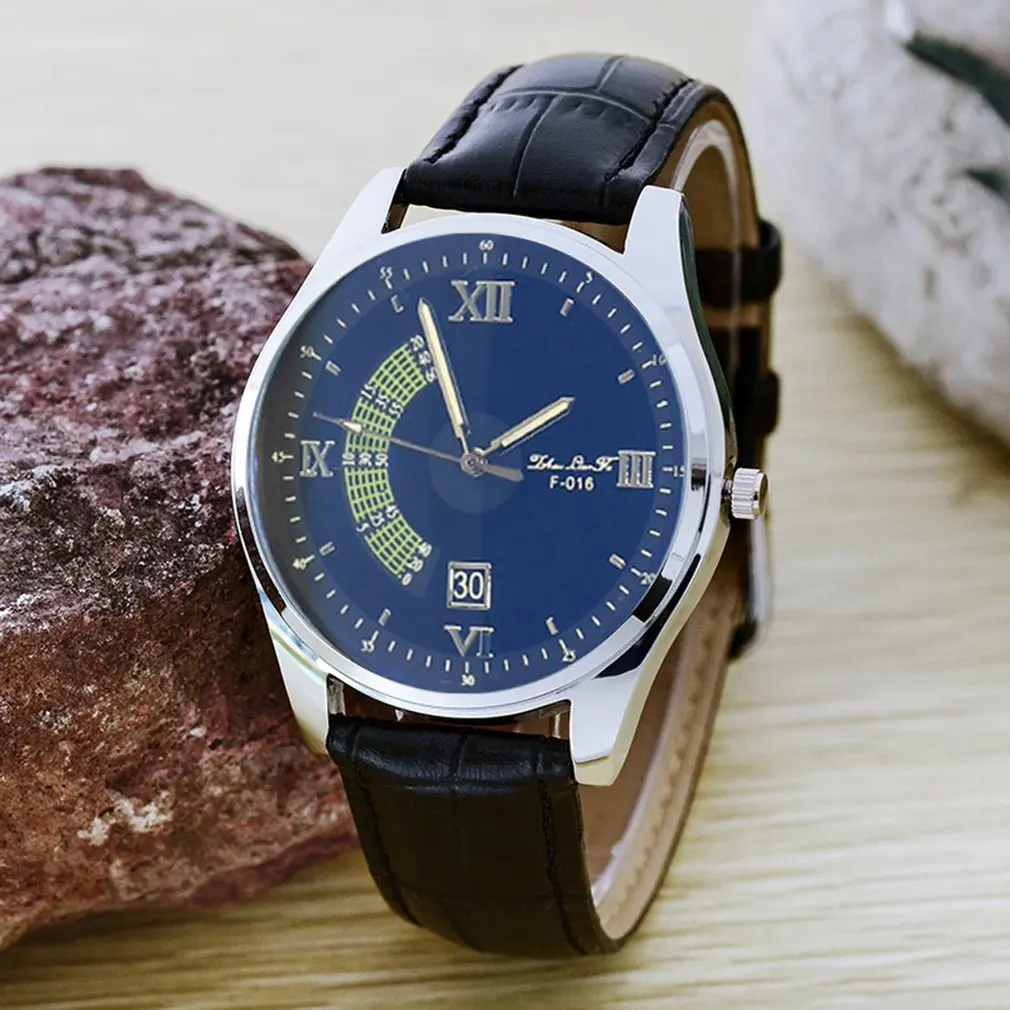 Пара мужчин и женщин популярная секция синий свет светящиеся бизнес часы F-016 Slub