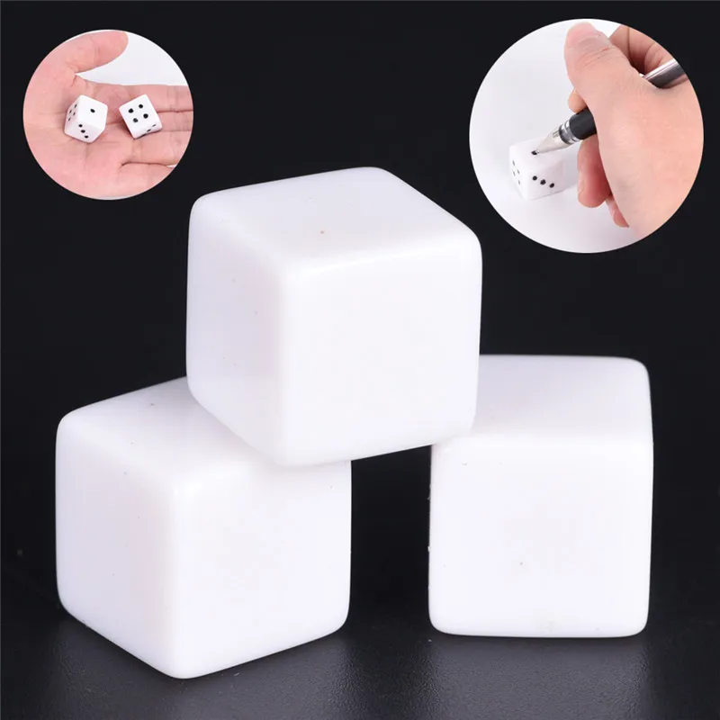

10PCS 16mm Gaming Dice Standard Six Sided Square Corner Die For Birthday Parties Other Game Accessories