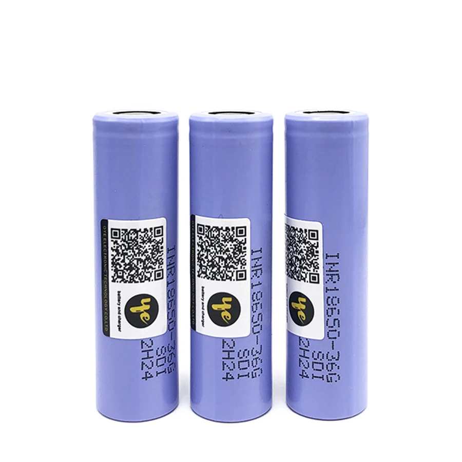 100% оригинал 18650 3600mAh INR18650 36G 10A литий ионная аккумуляторная батарея bateria литиевая