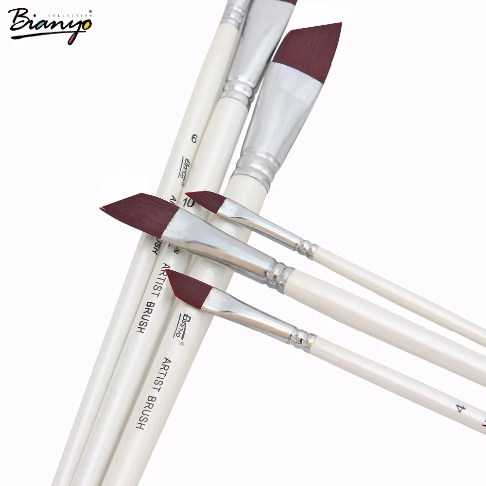Кисти для рисования Bianyo 6 шт. художественные принадлежности набор акварельных