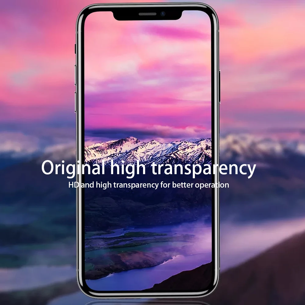 Защитное стекло 10D Full Coverage для экрана iPhone 7 8 6 Plus X XR XS Max на закаленном стекле.