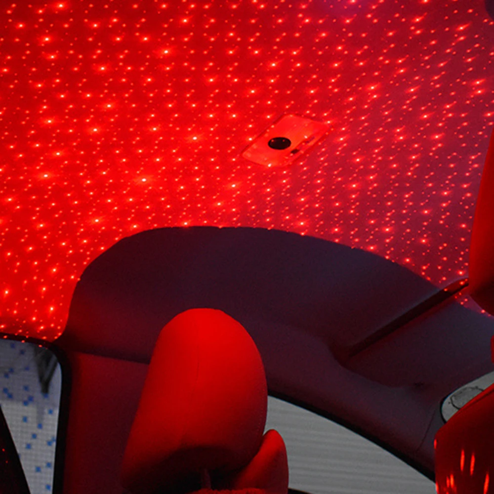 Универсальный автомобильный проектор светодиодная декоративная лампа с USB