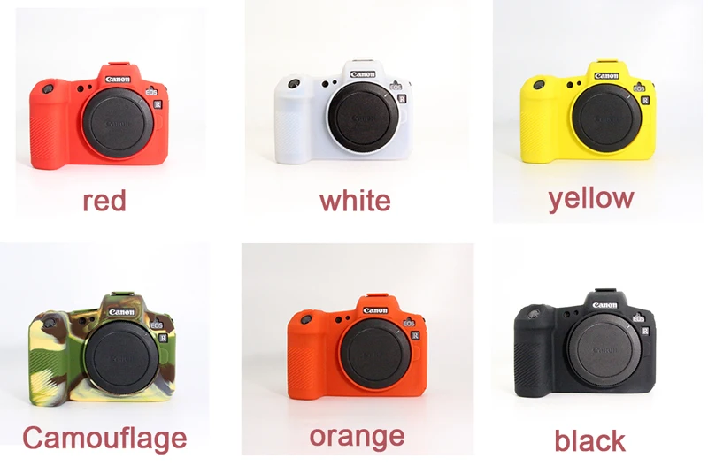 Силиконовый чехол для Canon EOS R защитный из мягкой силиконовой резины камеры EOSR