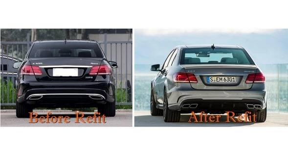 HB 2 шт. хром 304 Нержавеющая сталь выхлопная труба глушители для Benz S класс AMG W222|muffler