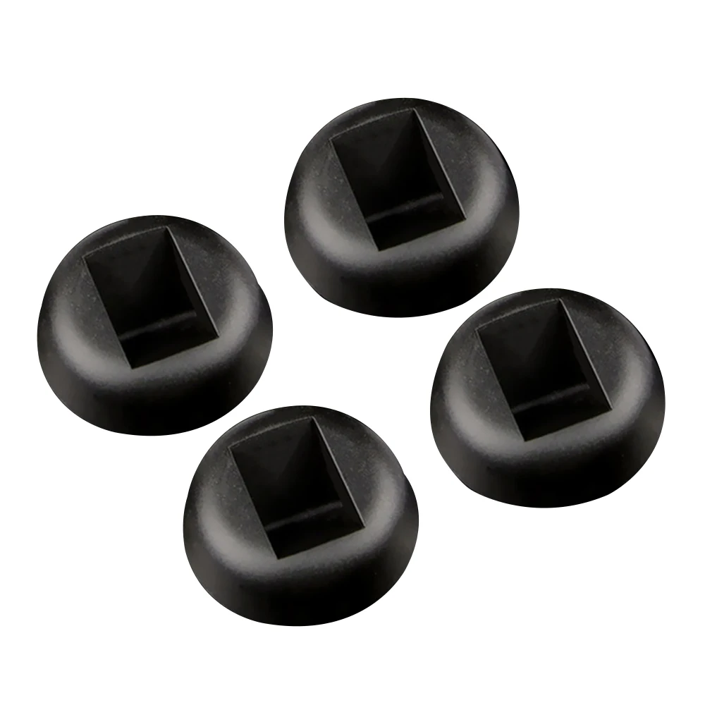 4PCs Round base ПЭТ мембрана плавающий прозрачный ариловый ювелирные изделия Кольцо Кулон Дисплей Стенд держатель Bague упаковочная коробка защита ювелирных изделий и камней чехол - Color: 4PCs Round base