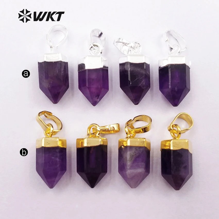 Женский кулон с гальваническим покрытием цвет фиолетовый | Подвески