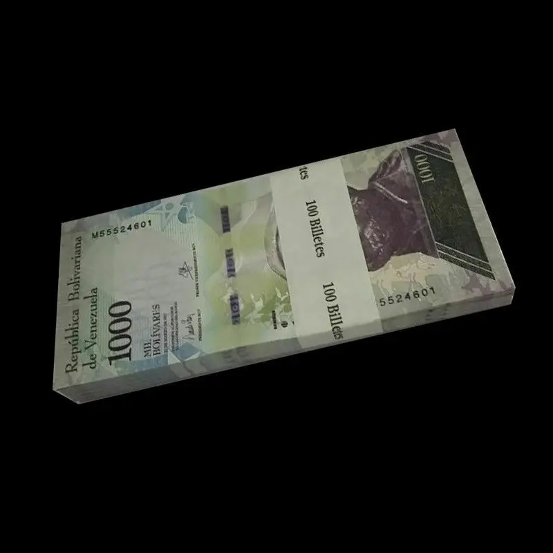 Bundle Lot 100 PCS Venezuela 1000 Bolivars 2016/2017 UNC | Gold Banknotes