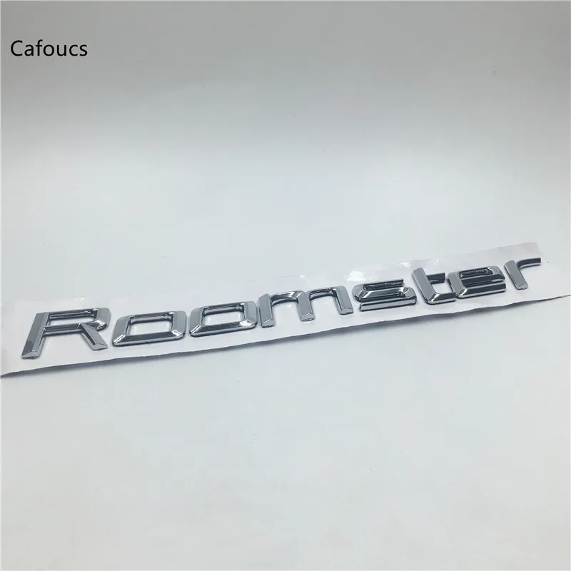 Cafoucs для Skoda Roomster буквы эмблема значок Логотип задний багажник багажника Наклейка