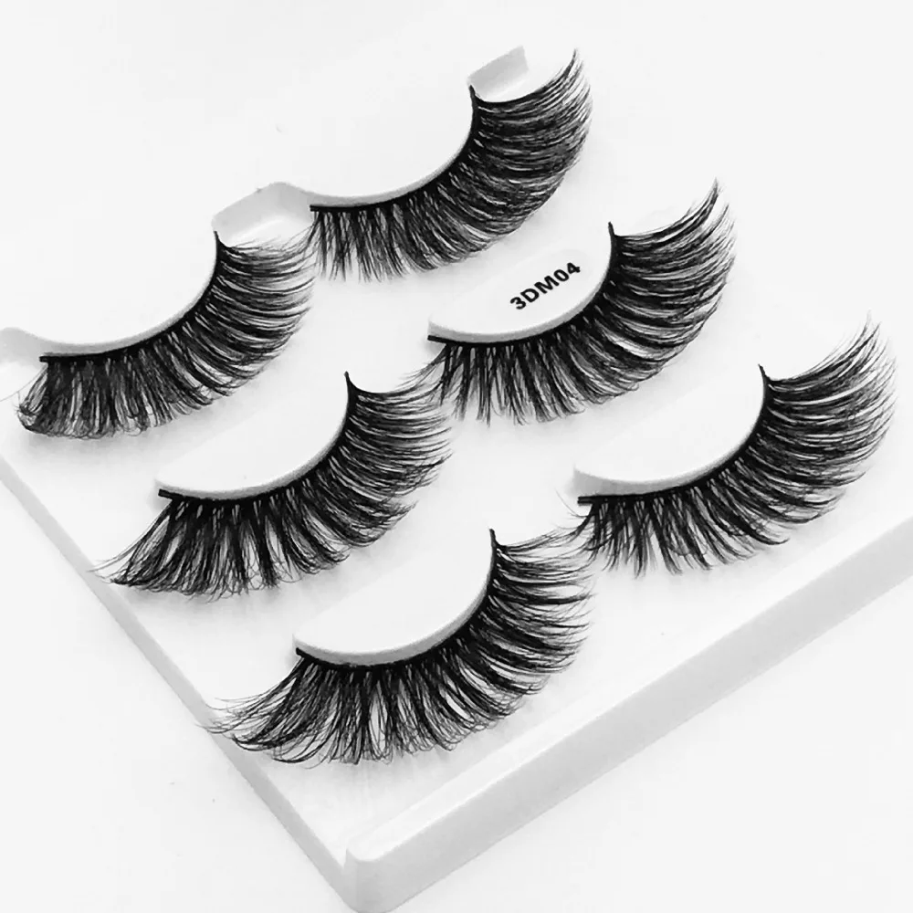 Ресницы Накладные натуральные норковые для макияжа 3d ресницы удлинения 6 пар/2