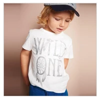 wild one baby boy clothes t shirts short sleeve fashion girls jumpers outfits summer kid tops children shirt 100 cotton