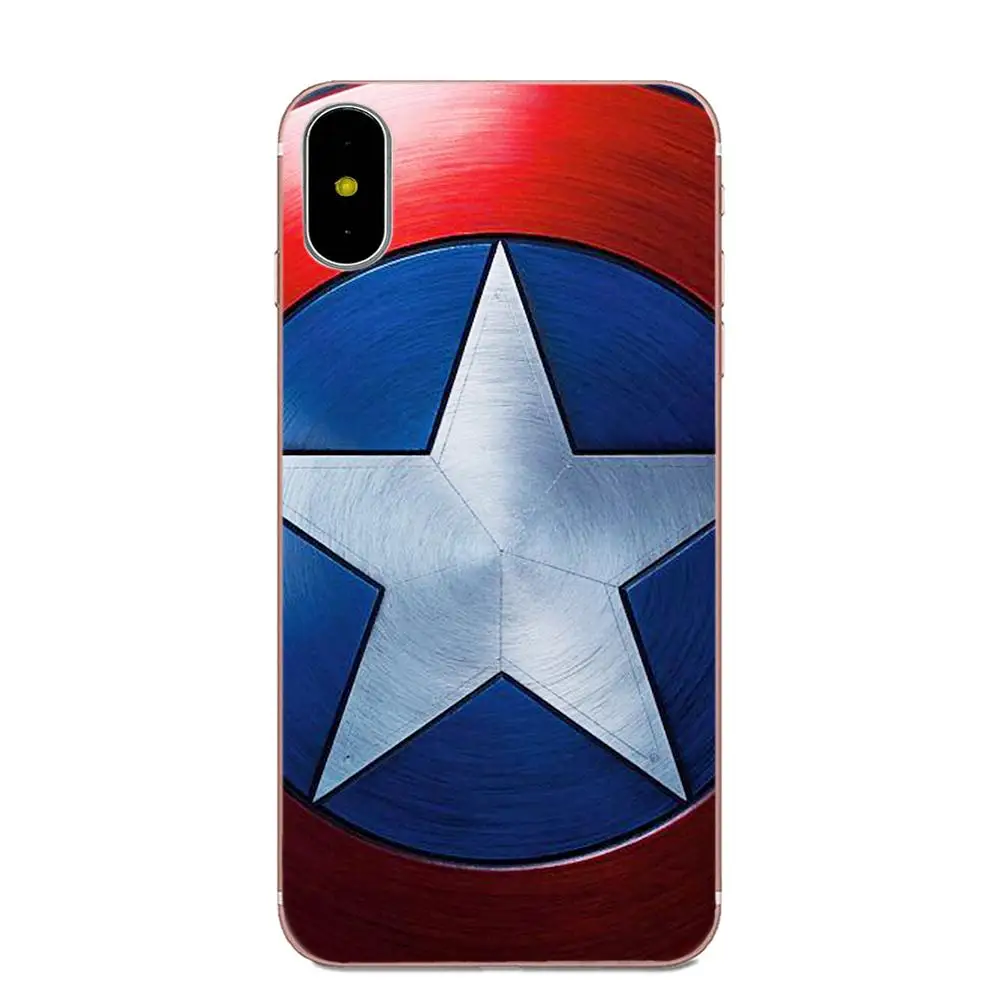 Diy Painted Beautiful Phone Case Captain America Shield For Xiaomi Redmi Note 2 3 3S 4 4A 4X 5 5A 6 6A Pro Plus | Мобильные телефоны