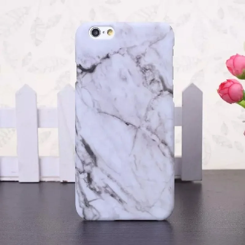 Чехлы для iPhone 6 6s Plus 5 5S Новый чехол телефона с рисунком мраморного камня жесткий