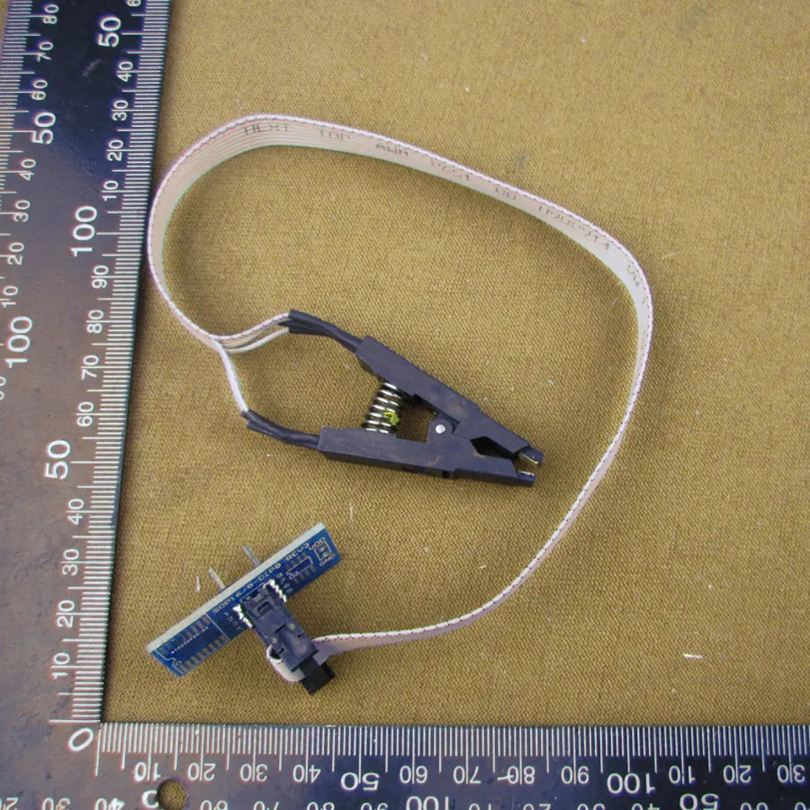 Новый SOIC8 SOP8 флэш микросхема Тесты клипы гнездо Adpter BIOS/24/25/93 программиста 1 шт./лот