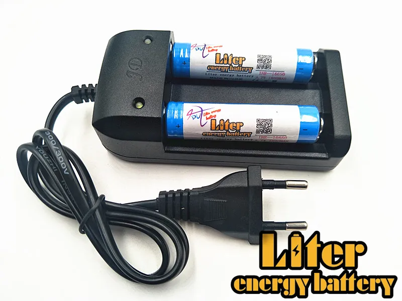 Литровый аккумулятор 3 7 V 16650 1800mAh литий ионный + зарядное устройство для