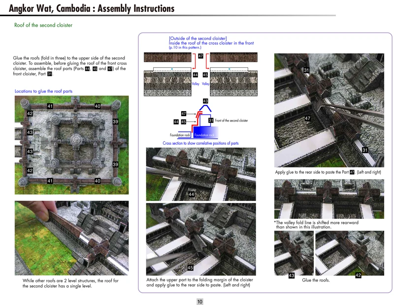 DIY Angkor Wat, Камбоджа Ремесленная Бумажная модель архитектура 3D DIY обучающие игрушки ручной работы игра-головоломка для взрослых