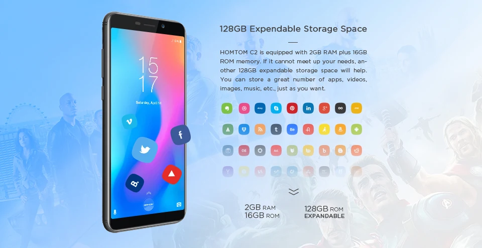 Флэш продажи HOMTOM C2 4G LTE Android 8 1 мобильный телефон 5 дюйма MT6739 4 ядра 2 Гб Оперативная