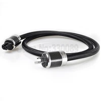 mp200 5n occ pure copper hifi ac audio vide power wire with carbon fiber connector plug