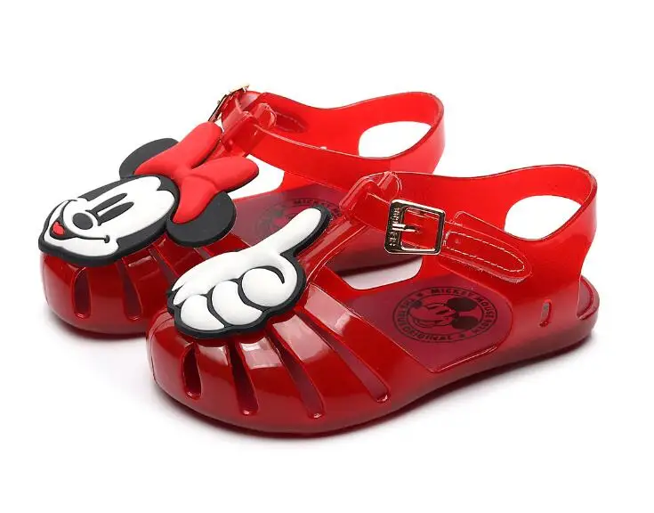 2 Kids Sandals New Minnie Children's Shoes Mickey Beach Shoes Jelly Children's Shoes Boys And Girls Baby Shoes - Цвет: 2