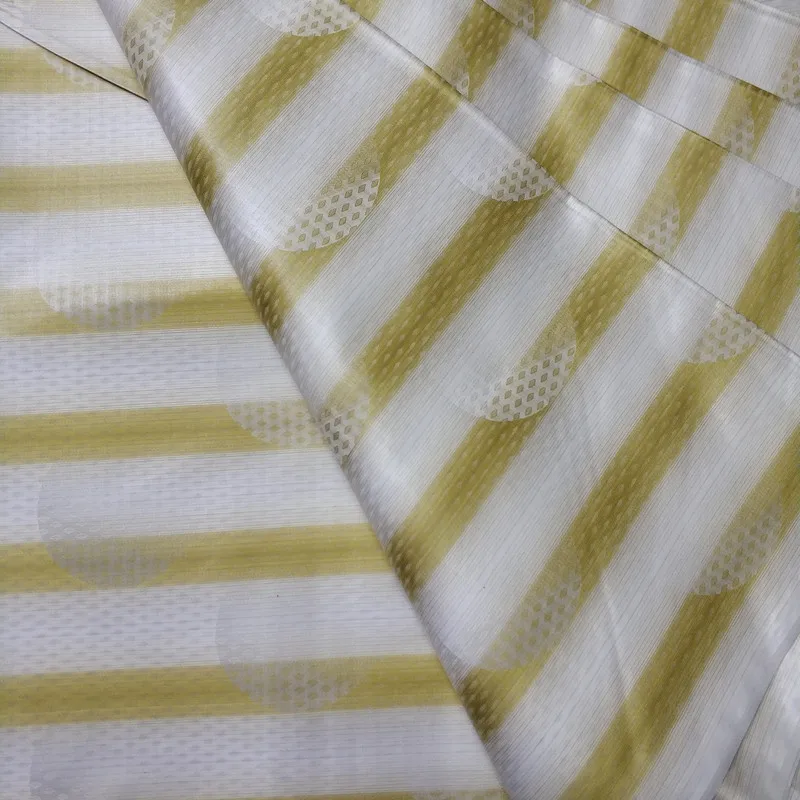 3 Colorful jacquard brocade fabric high quality African tie dyeing bazin riche getzner nouveaute for wedding 5 yard/lot - Цвет: 3
